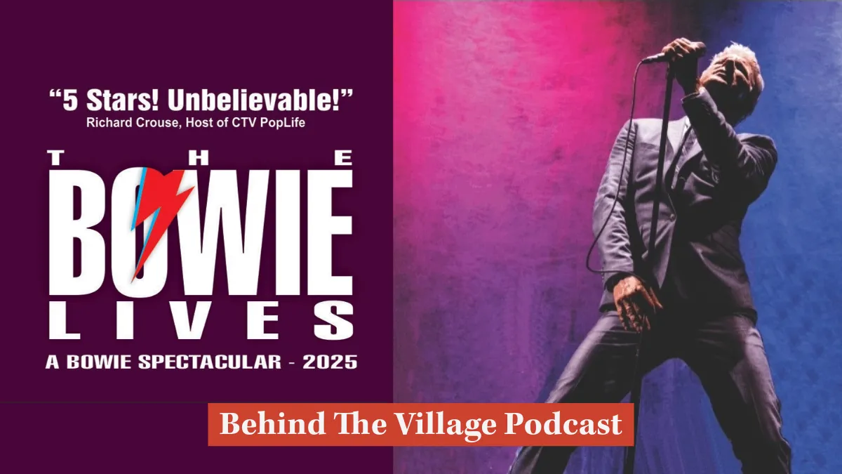 Behind the Scenes of The Bowie Lives Show Michael Bell